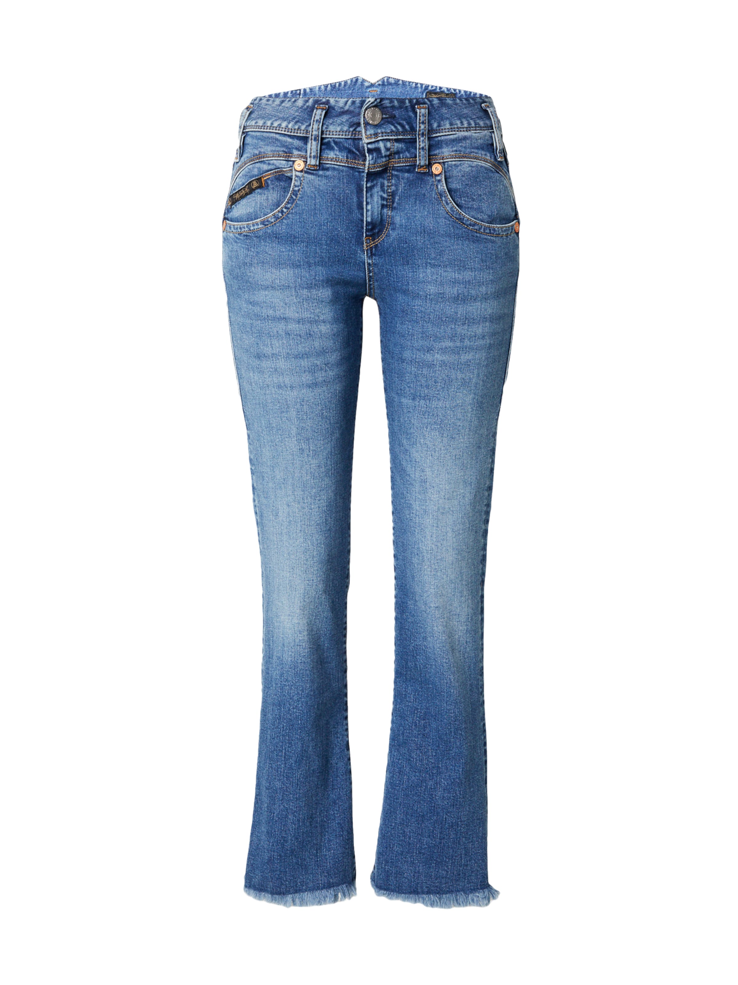 Herrlicher Bootcut Jeans 'Pearl' in Blau: Vorderseite