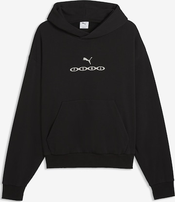 Sweat de sport PUMA en noir : devant