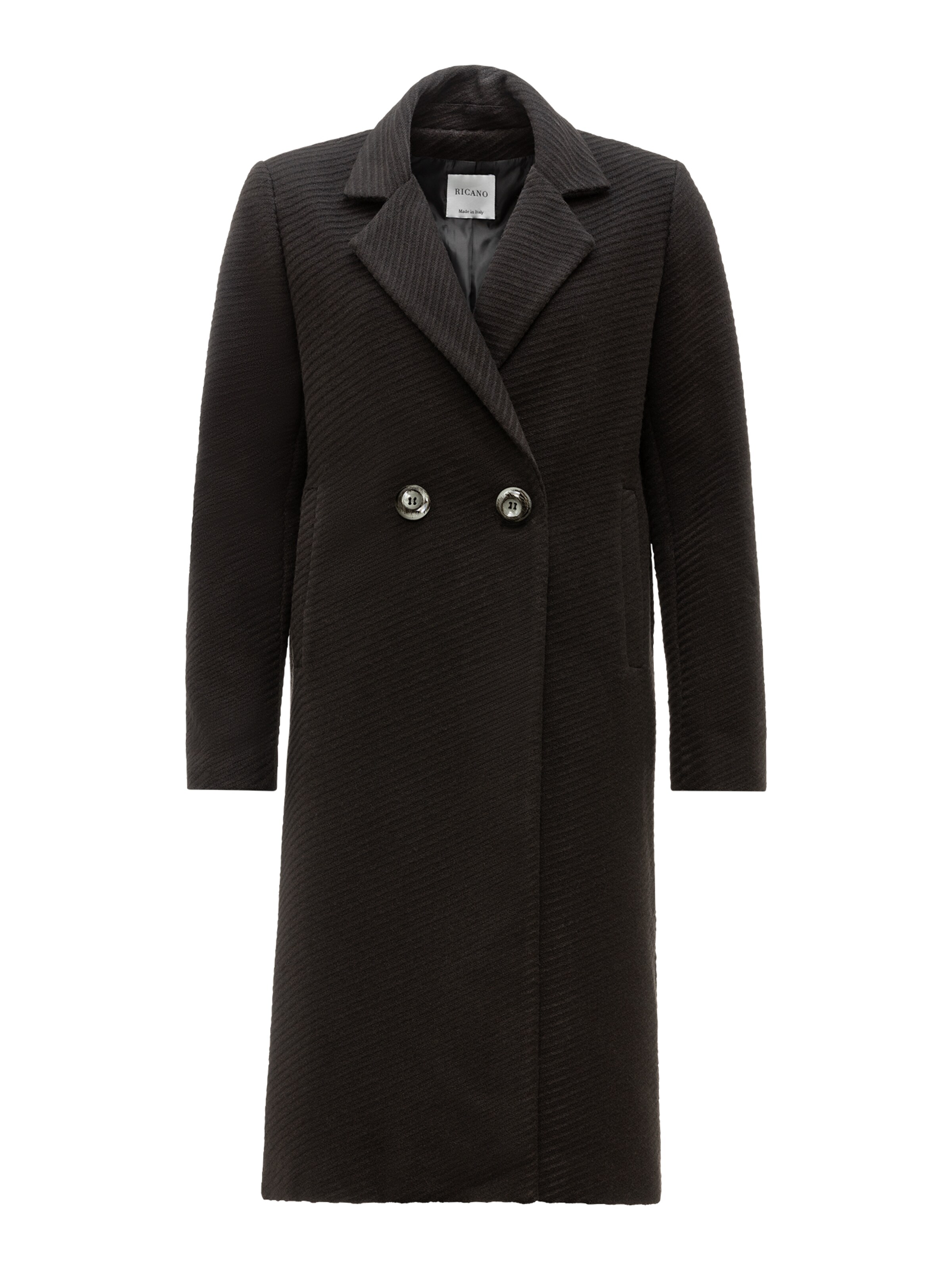 Manteau mi-saison ' ' RICANO en noir : devant