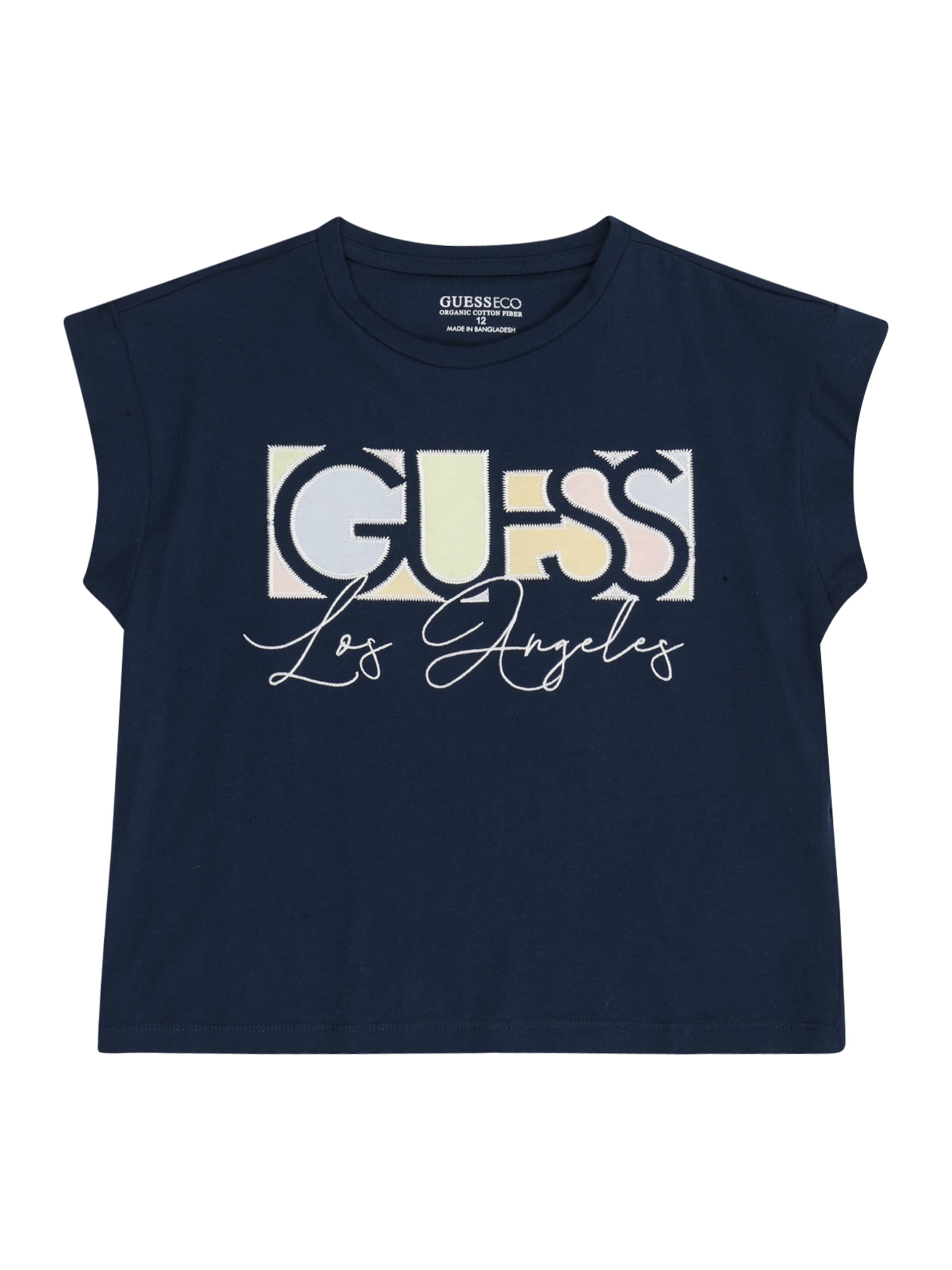 Tricou de la GUESS pe albastru: față