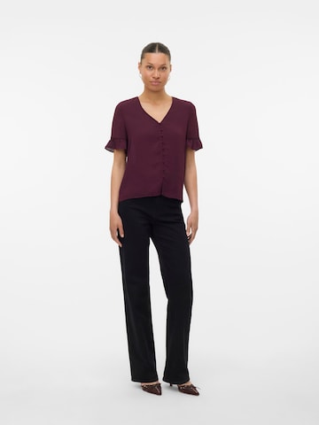 VERO MODA Bluse in Rot