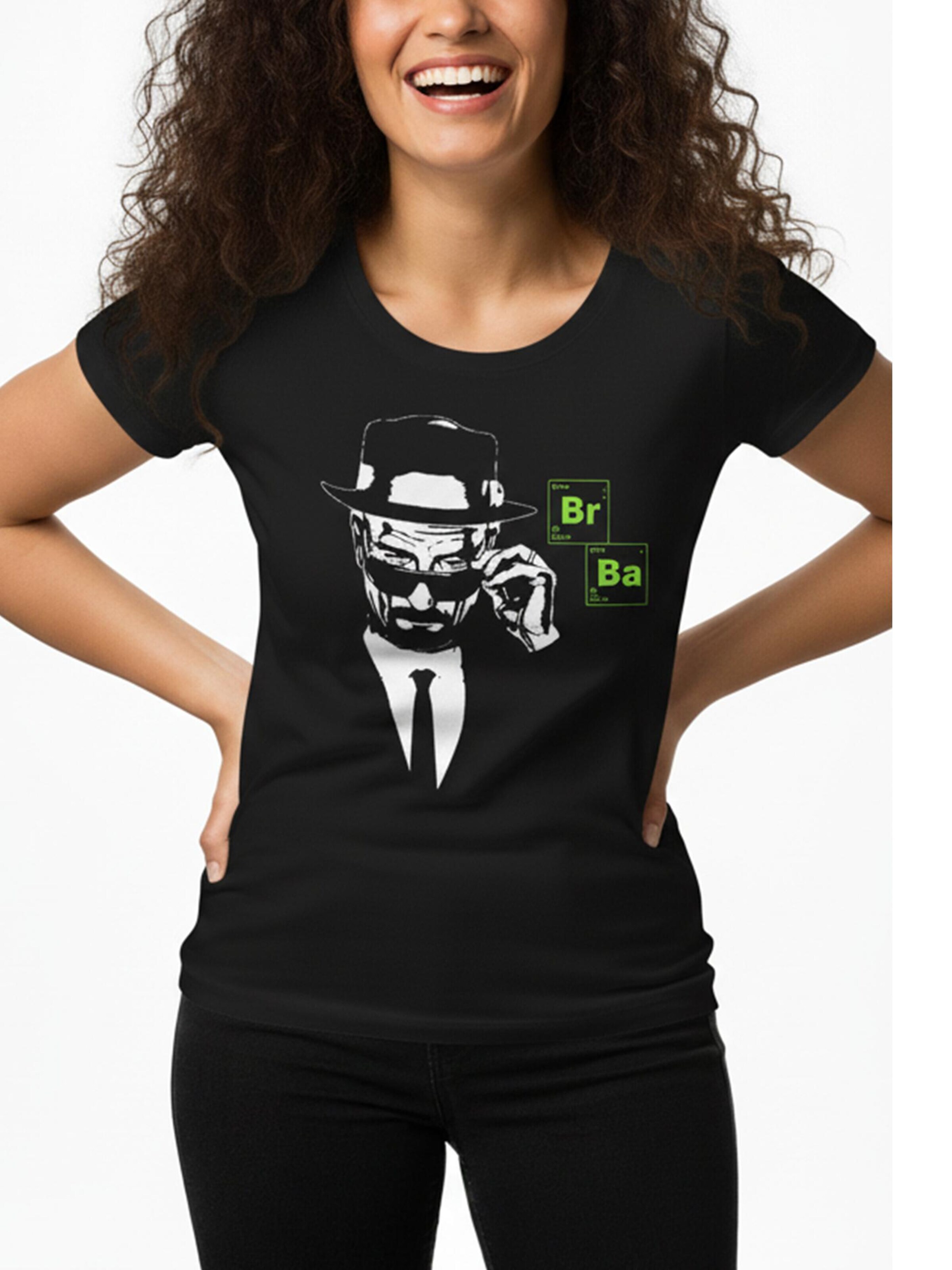 MAKAYA Shirt 'Br Ba' in Black: front