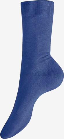KUNERT Socken 'Liz' in Blau: Vorderseite