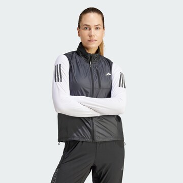 ADIDAS PERFORMANCE Sports Vest 'Own the Run' in Black: front