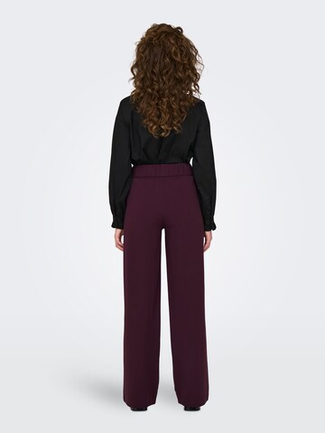 JDY Wide leg Broek 'JDYLOUISVILLE CATIA' in Rood