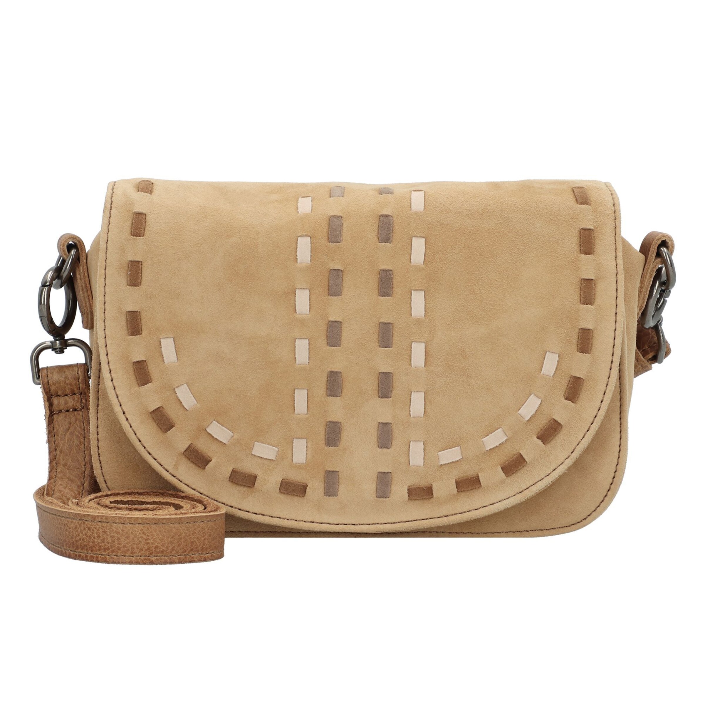 FREDsBRUDER Schoudertas 'Life Is A ' in Bruin: voorkant