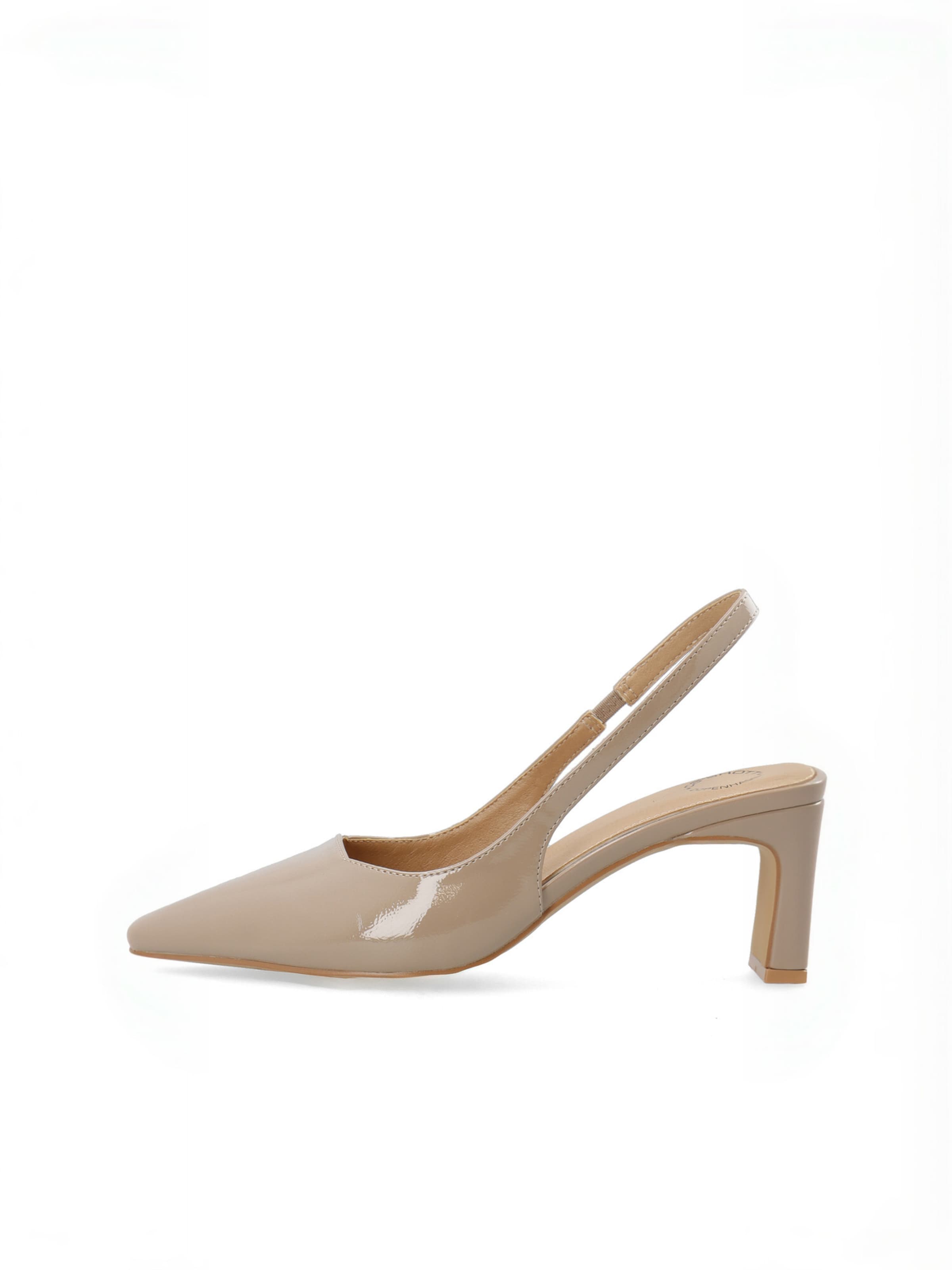 Ca'Shott - Zapatos con plataforma ' CASHELENE ' en marrón: frente