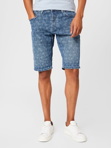 TOM TAILOR Regular Shorts 'Josh' in Blau: predná strana