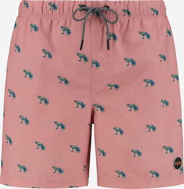 Shorts de bain Shiwi en rose : devant