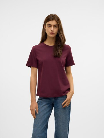 Maglietta 'Paulina' di VERO MODA in rosso: frontale