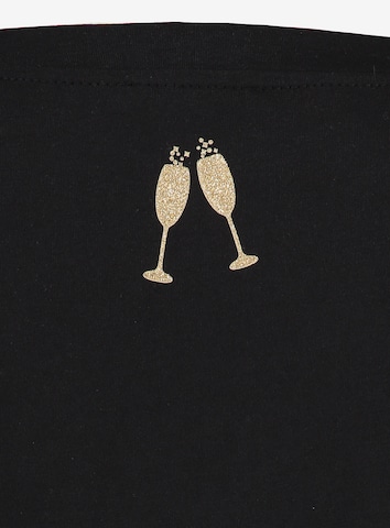 Key Largo T-shirt 'WT CHAMPAGNE' i svart