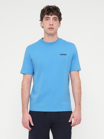 NAPAPIJRI T-Shirt in Blau: Vorderseite