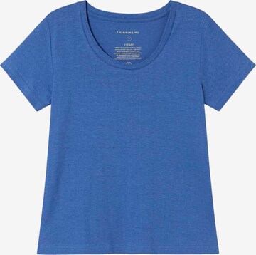 Thinking MU T-Shirt ' Regina ' in Blau: predná strana