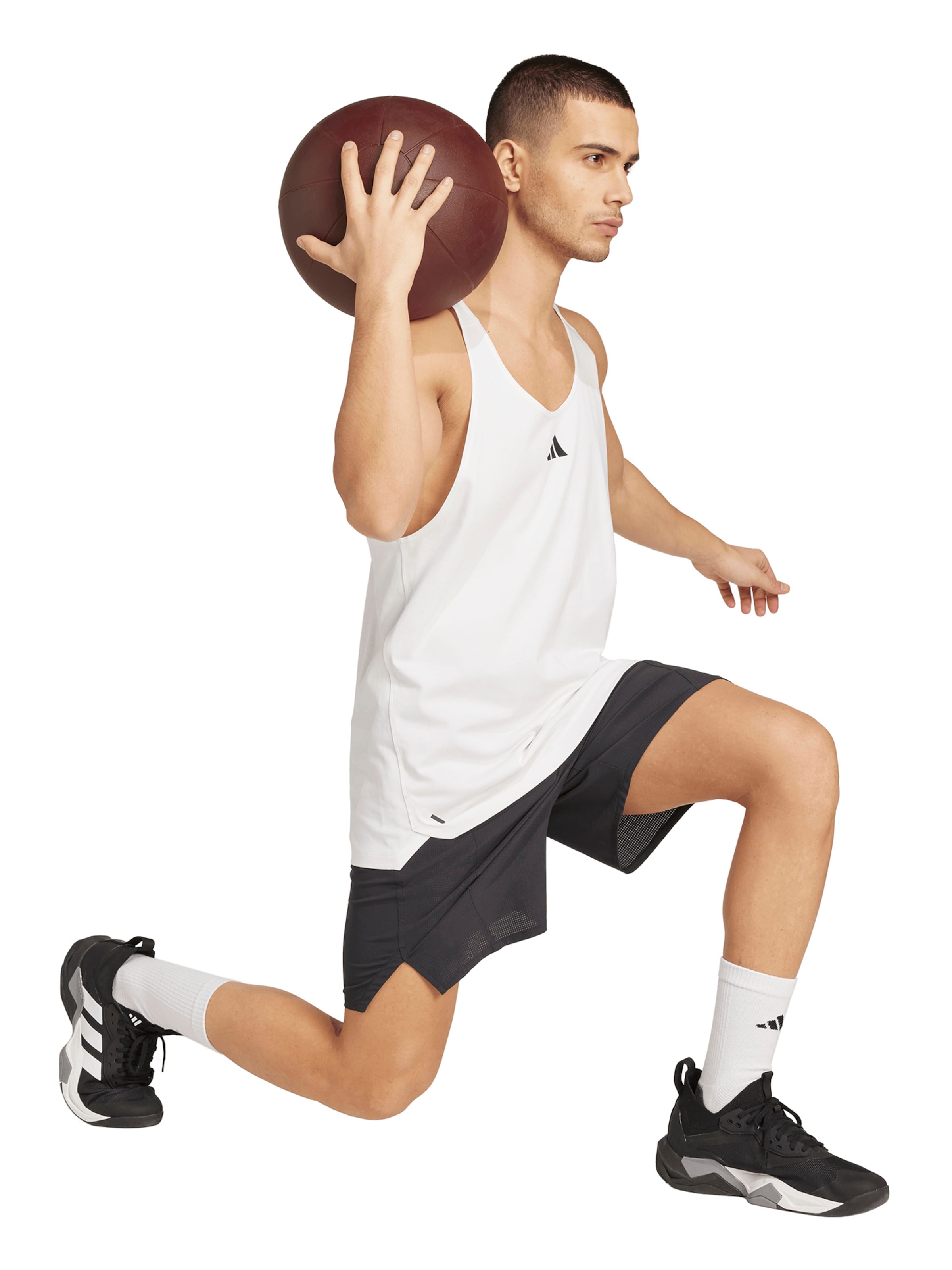 ADIDAS PERFORMANCE Sporttop 'Power' in Weiß