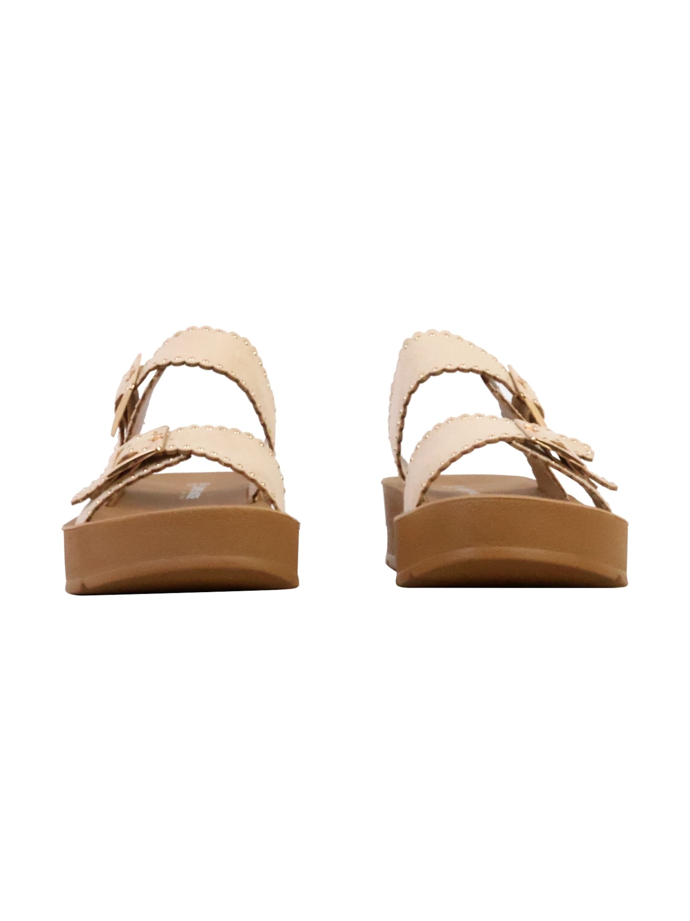 Super Mode Muiltjes in Beige
