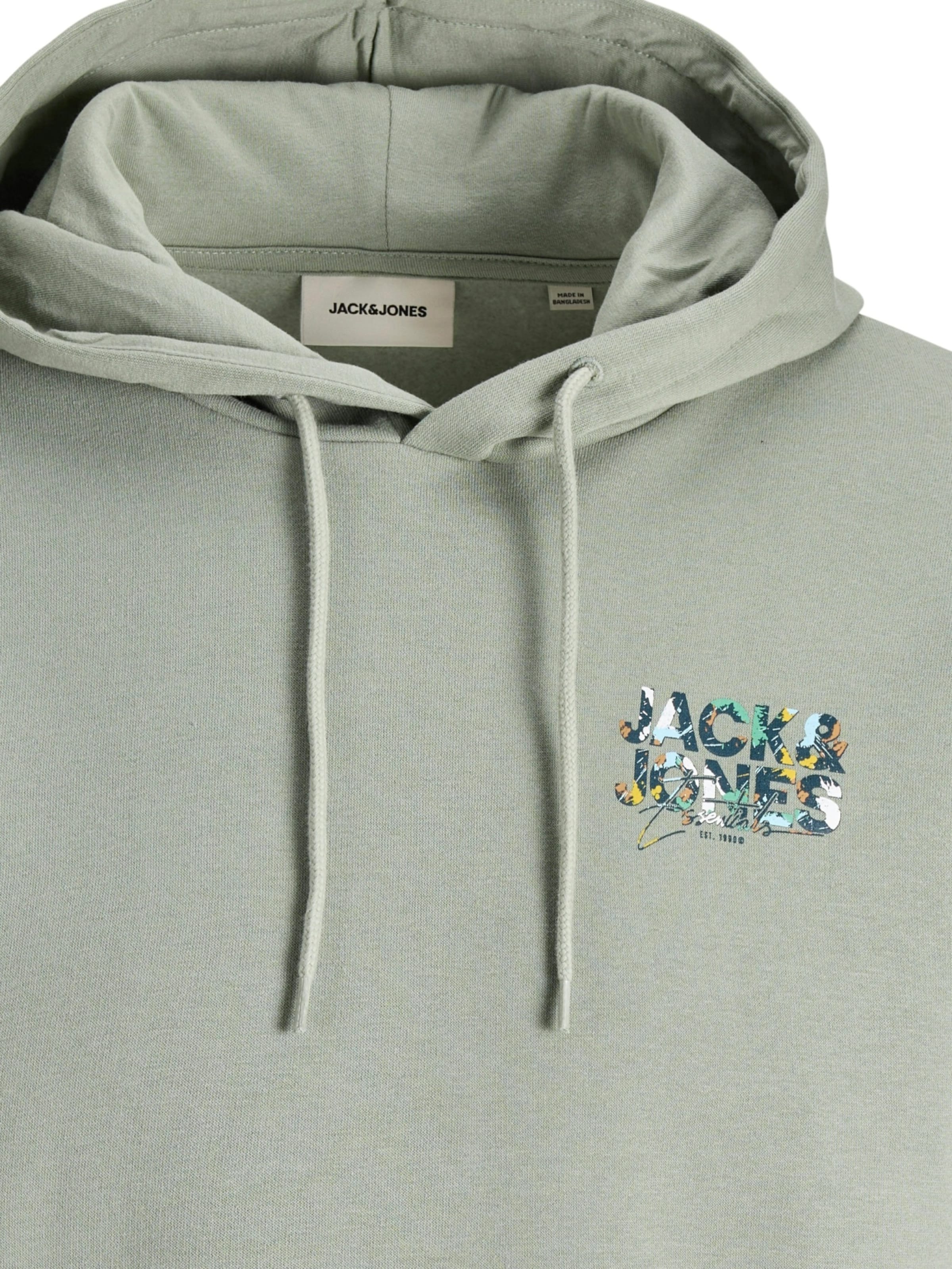 JACK & JONES Collegepaita 'JJGEPLAS' värissä vihreä