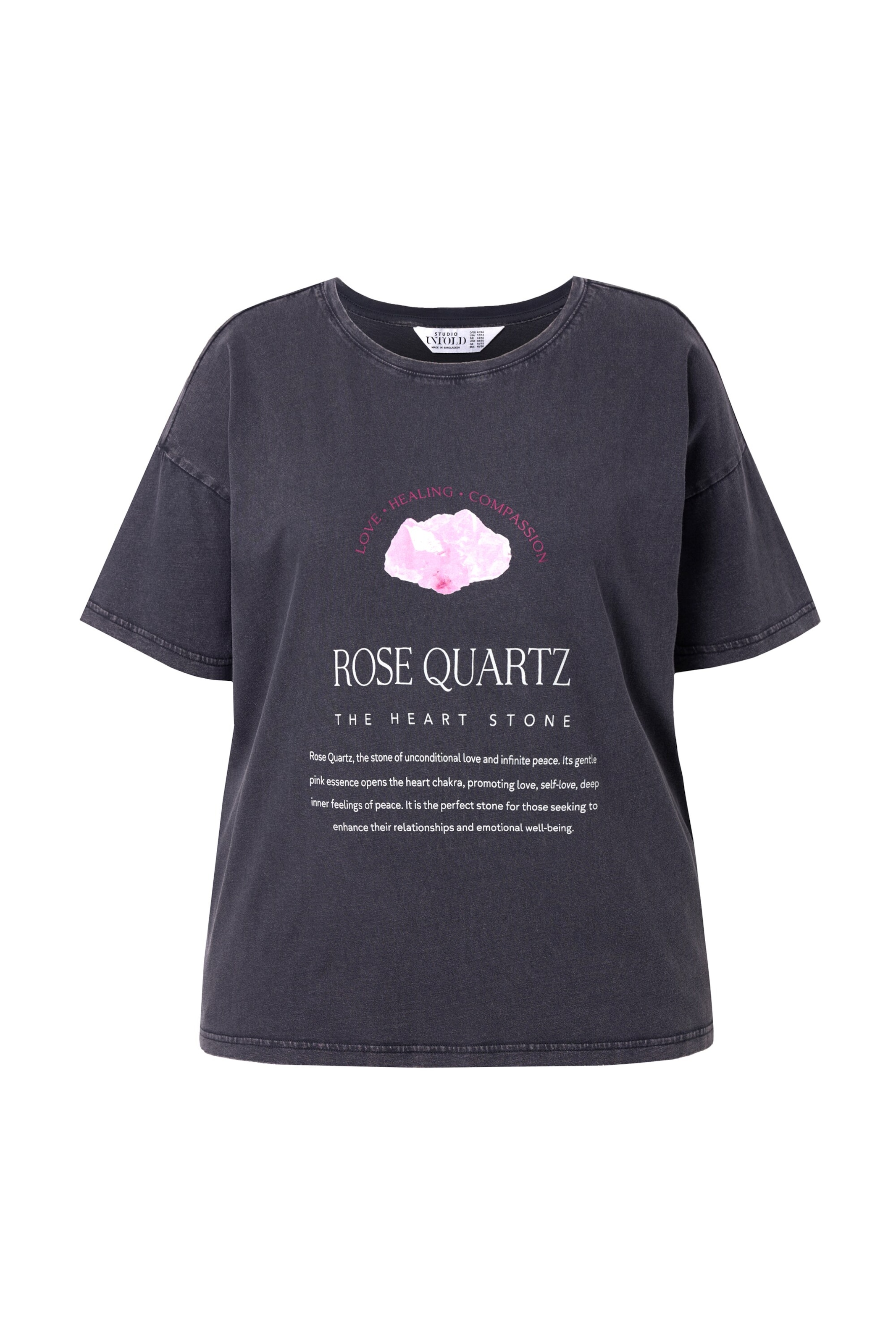 Studio Untold Shirt in Grijs: voorkant
