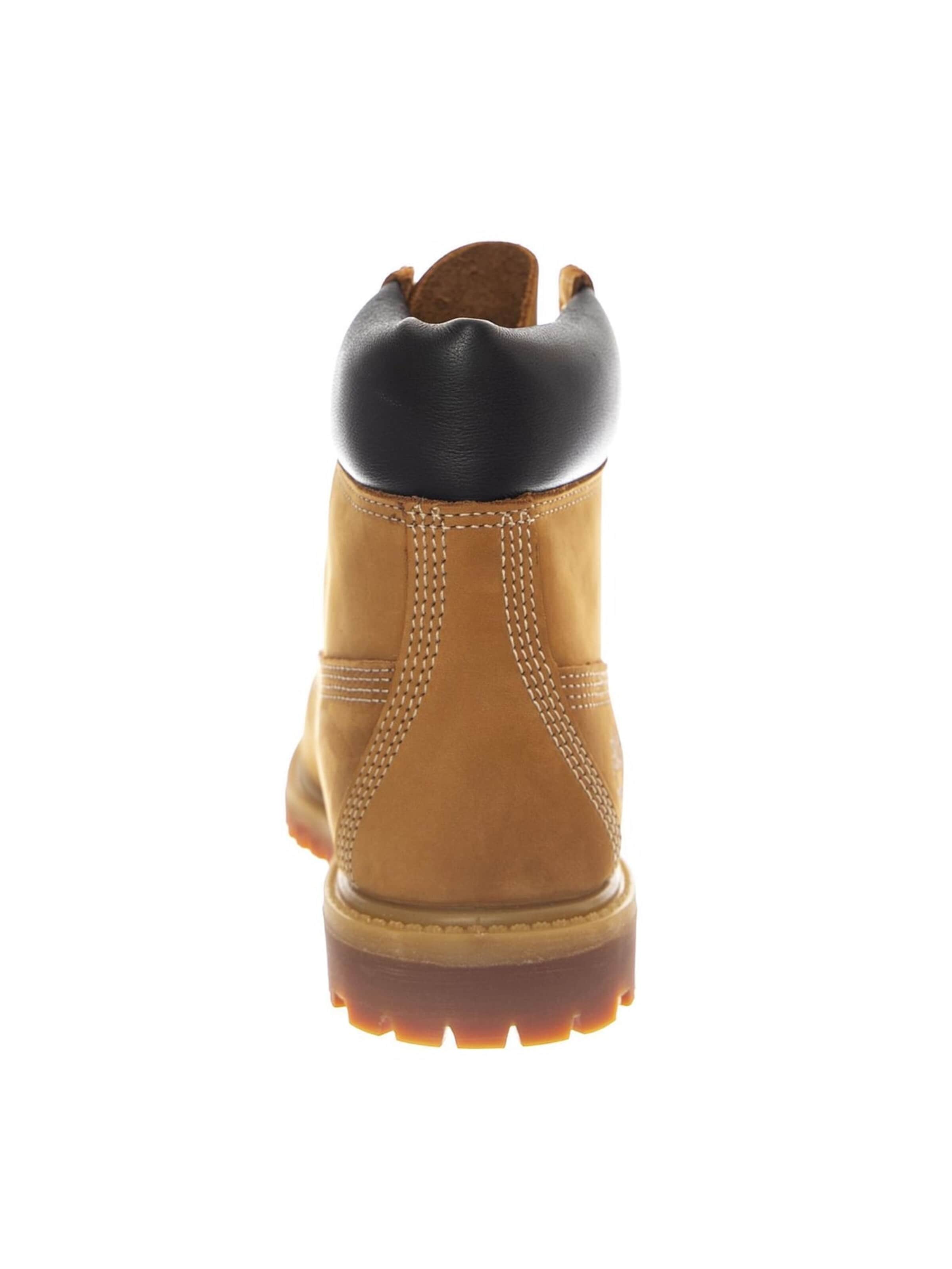 Bottes 'Premium 6 Inch Lace Up Waterproof Boot -- Women's Wheat' TIMBERLAND en marron