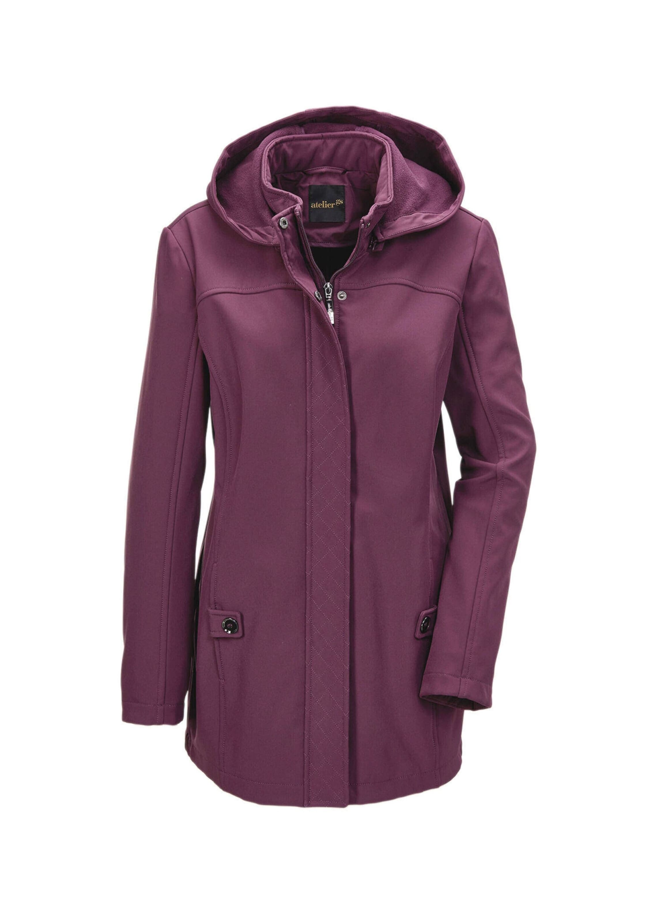 Veste fonctionnelle Goldner en violet : devant