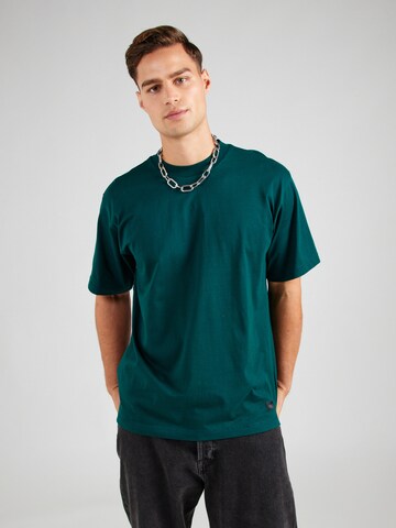 Tricou de la Calvin Klein Jeans pe verde: față