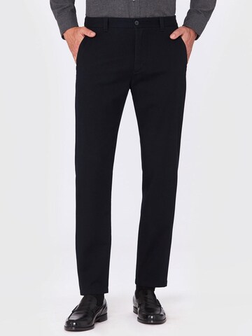 Hiltl Regular Chinohose 'J Don - True Twill'‌‌‌‌‌‌‌‌ in Blau: Vorderseite
