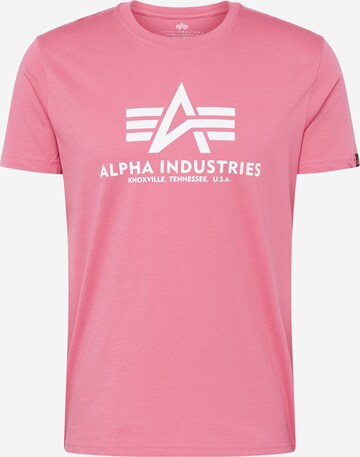 Maglietta di ALPHA INDUSTRIES in rosa: frontale