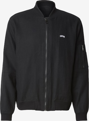 Veste mi-saison Unfair Athletics en noir : devant