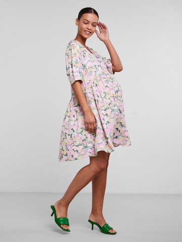 Pieces Maternity Shirt Dress 'Viggi' in Mixed colors