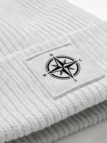 Neverless Beanie 'Windrose' in Grey