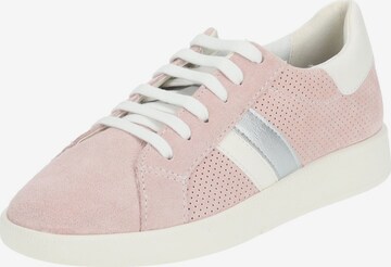 Sneaker bassa di GEOX in rosa: frontale