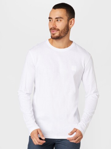 BOSS Orange - Camiseta 'Tacks' en blanco: frente