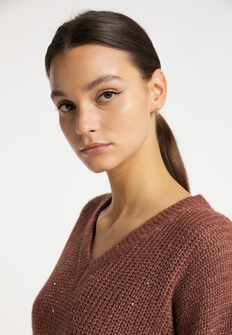 Pull-over usha BLACK LABEL en bronze