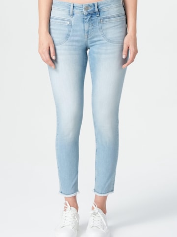 M.O.D MIRACLE OF DENIM - Slimfit Calças de ganga em azul