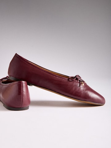 Ballerines The Set en rouge