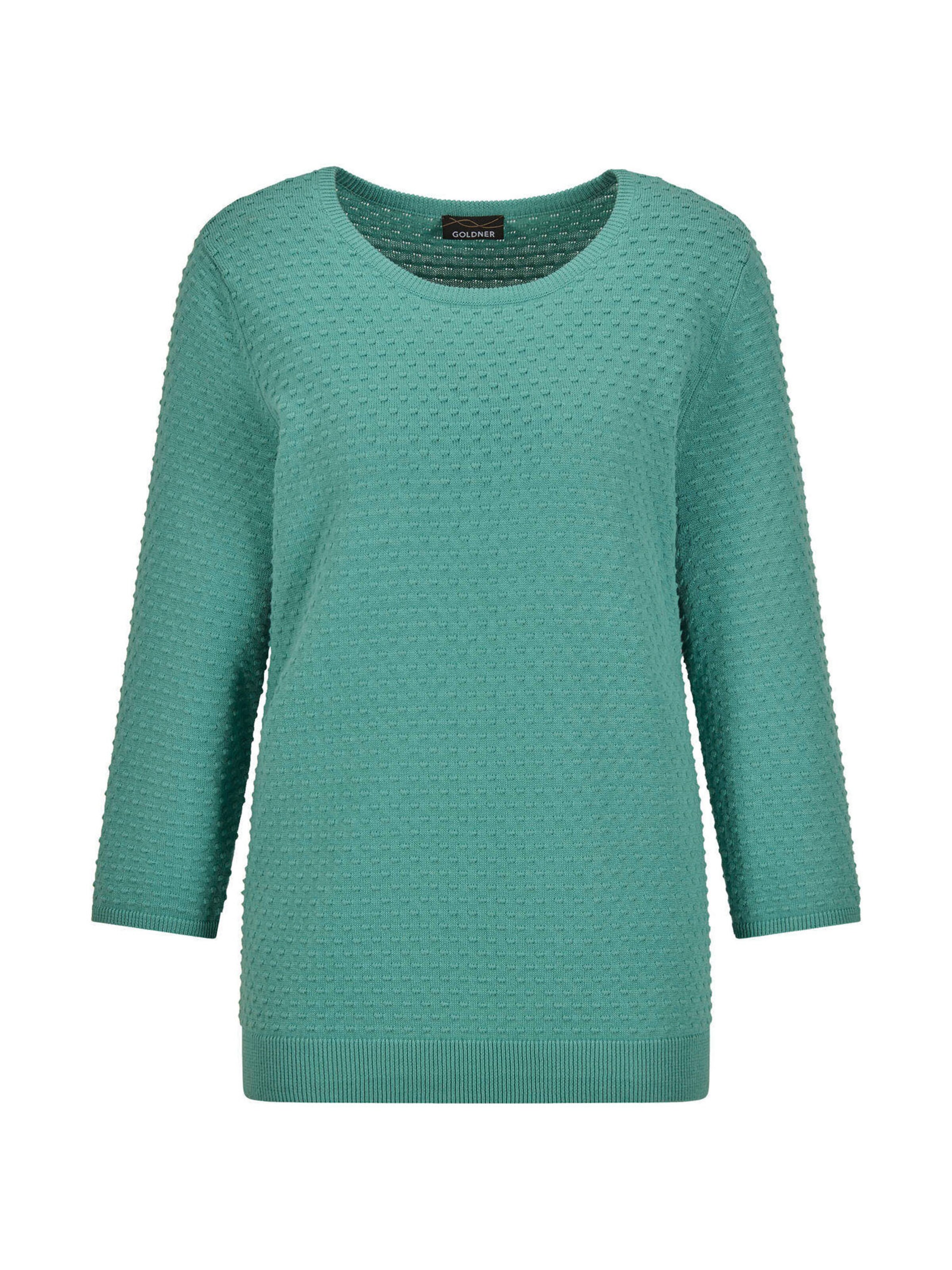 Goldner Trui in Groen: voorkant