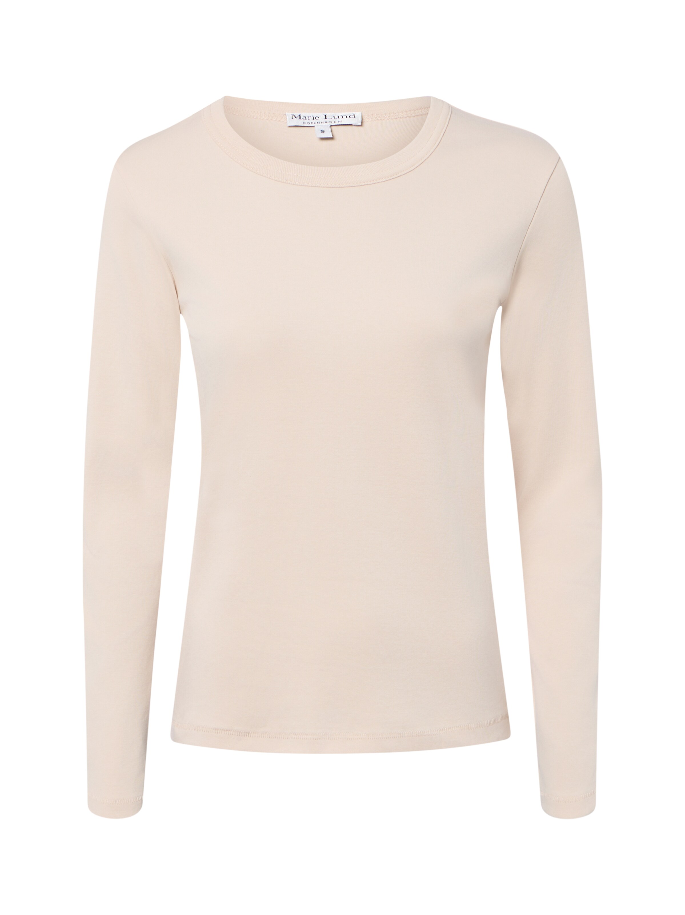 Marie Lund T-shirt en S en sable, Vue avec produit