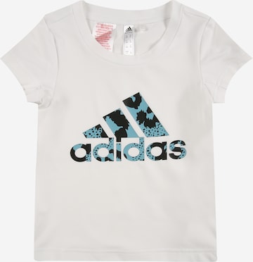 ADIDAS PERFORMANCE - Camiseta funcional en blanco: frente