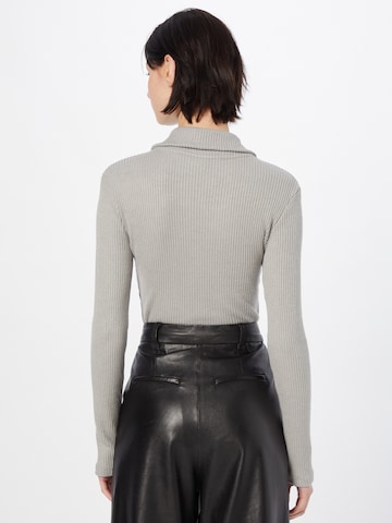 Gina Tricot Shirt bodysuit 'Edna' in Grey