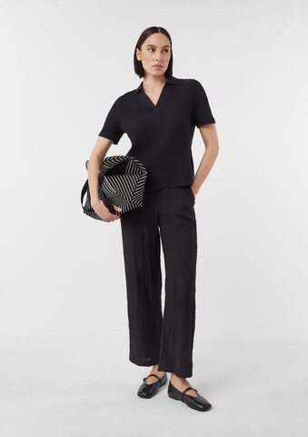 T-shirt comma casual identity en noir