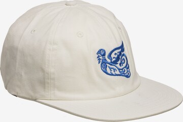 Cappello da baseball 'Love Peace & Basketball' di K1X in bianco: frontale