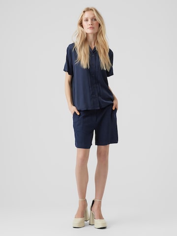 VERO MODA Loose fit Pants 'Verhera' in Blue