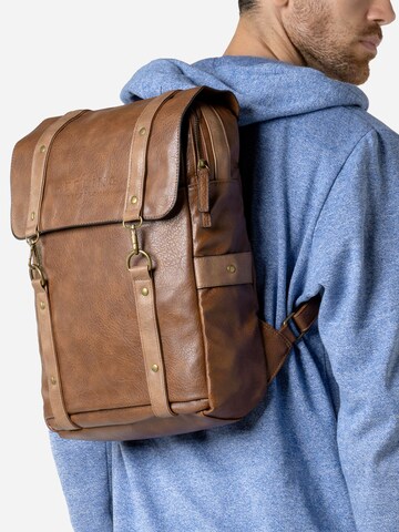 Herling Backpack 'Dorian' in Brown