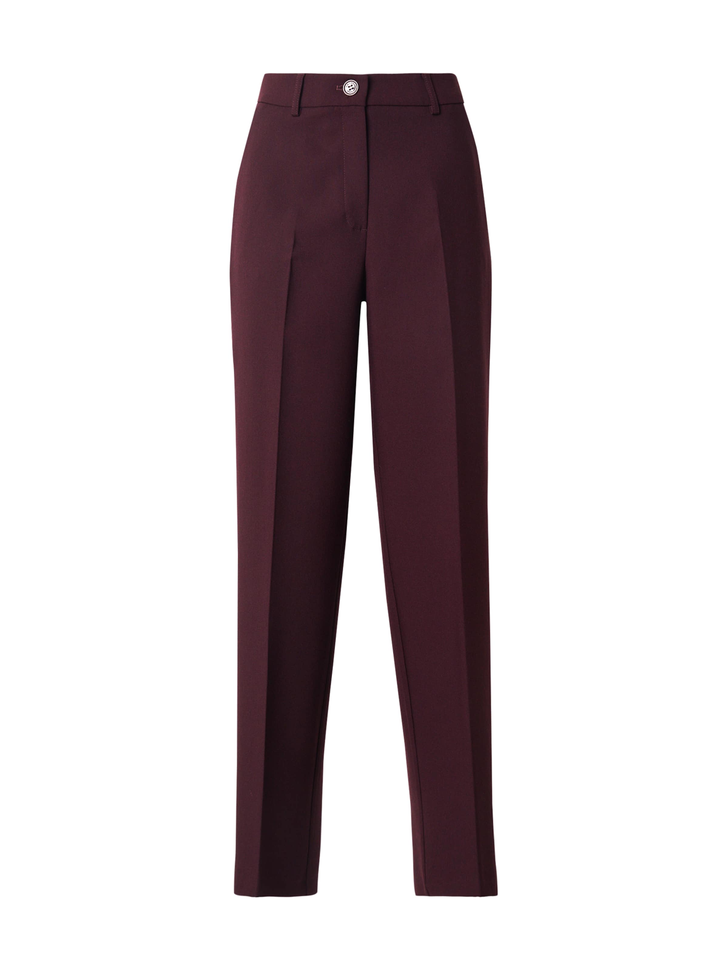 Pantalon à plis MORE & MORE en rouge : devant