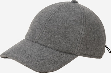 Hatland Cap 'Lenox' in Grau: Vorderseite