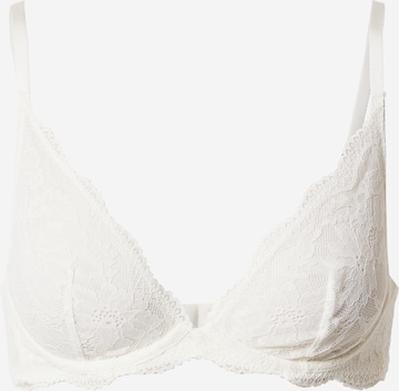 Lindex Triangle Bra 'Lara' in White: front