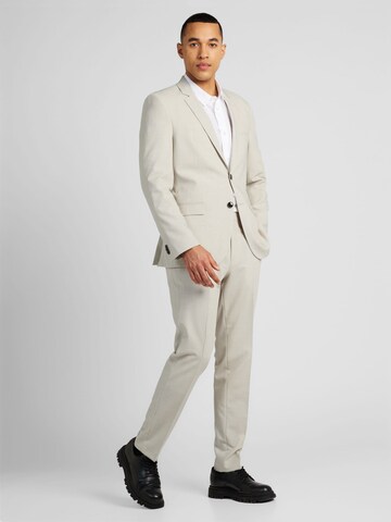 HUGO Slim fit Suit 'Arti/Hesten' in Grey: front