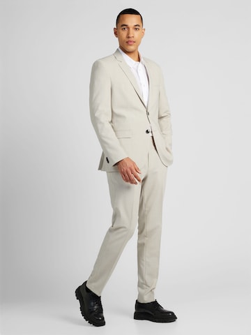 HUGO Red Slim fit Suit 'Arti/Hesten' in Grey: front