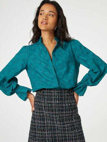 Fabienne Chapot Blouse 'Bente' in Blue