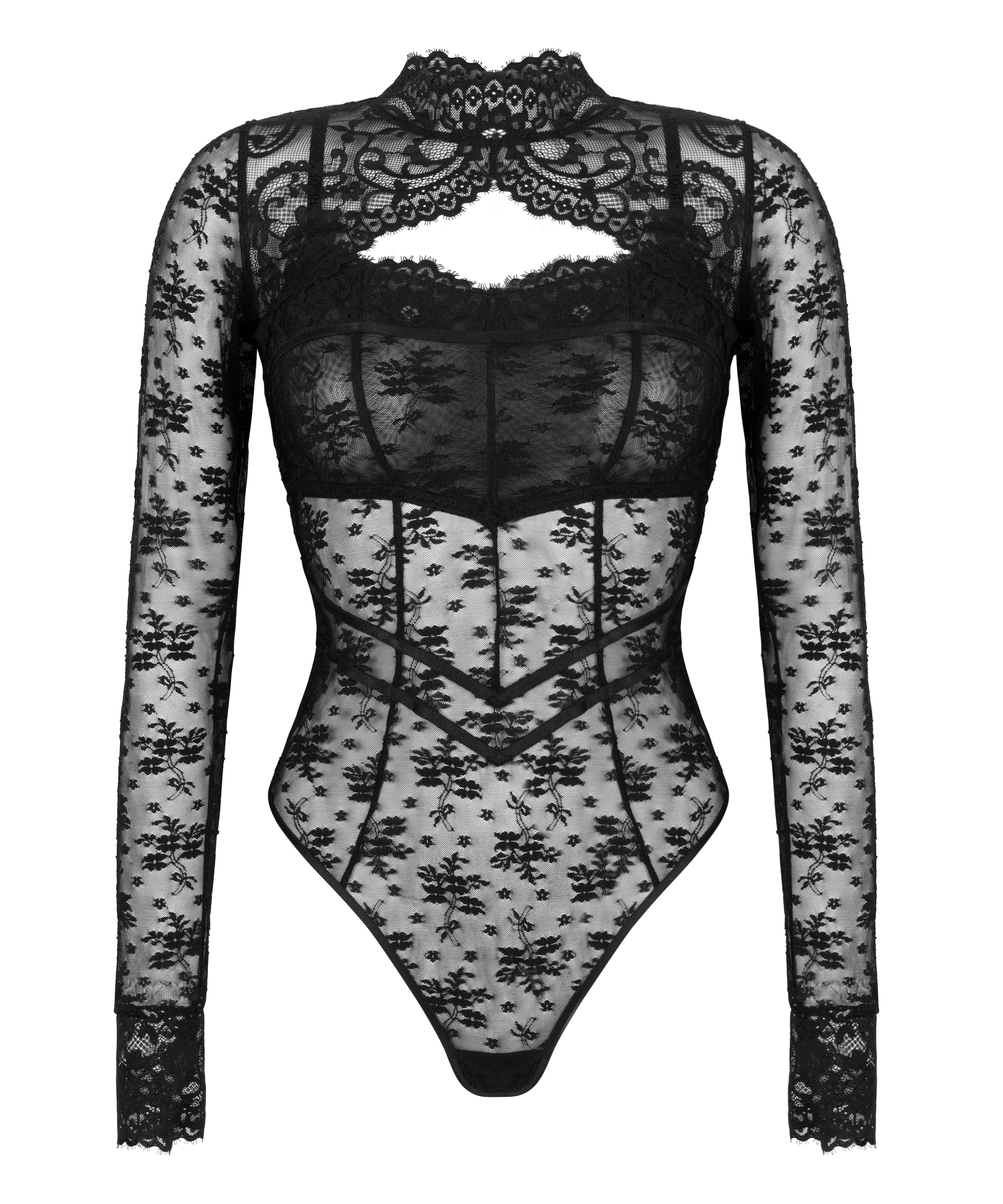 Hunkemöller Bodysuit in Black: front