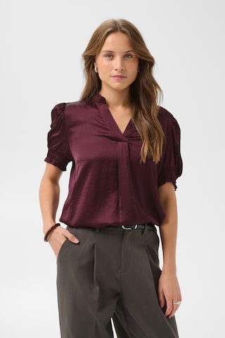 SAINT TROPEZ - Blusa en rojo: frente